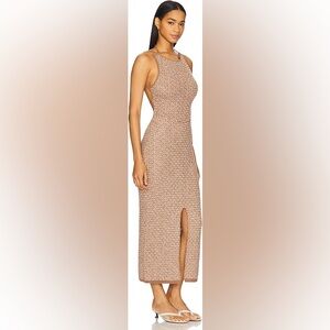 NWT Free People Beach Mindy Knit Midi Sweater Dress, Strawberry, Size XL‎